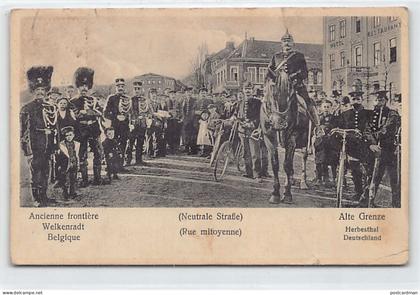 Belgique - WELKENRAEDT (Liège) Ancienne frontière, Rue Mitoyenne - Ed. N. Radermacher - CARTE DÉCOLLÉE