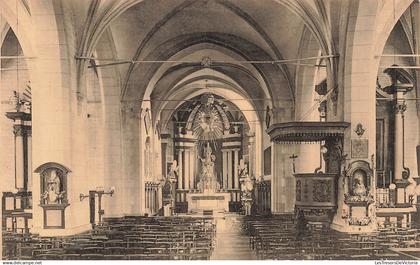BELGIQUE - Wemmel - église - intérieur - de kerk - autel - croix - chaise - Nels - Carte Postale Ancienne