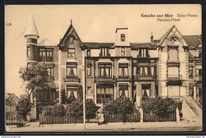 AK Knocke-sur-Mer, Pension-Hôtel Daisy, Propr. J. Léonard-Berleur
