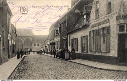 CPA Messines Mesen Westflandern, Rue Courte et Balle