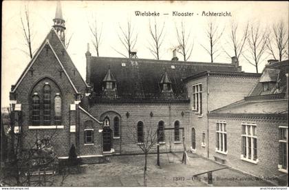 CPA Wielsbeke Westflandern, Kloster, Rückansicht
