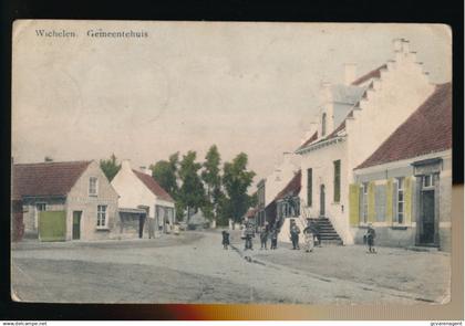 WICHELEN   GEMEENTEHUIS   KLEUR