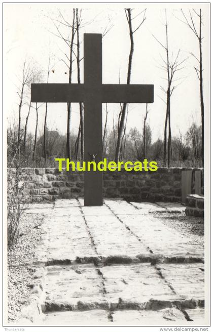 CPA PHOTO FOTO OOIGEM LEIE HERDENKINGS MONUMENT  40 45