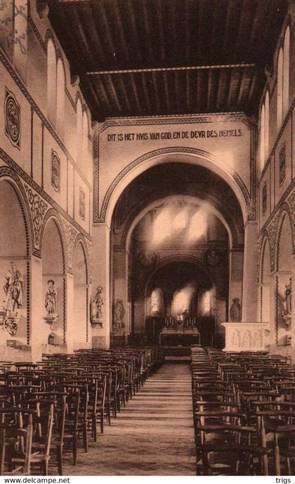 St. Baafs Vijve - het Inwendige der romaansche Kerk