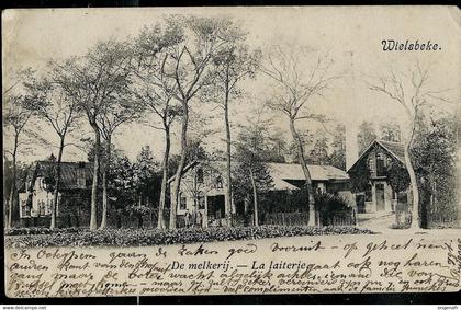 Wielebeke - La Laiterie  - écrite : 1905  + Griffe de Heirweg
