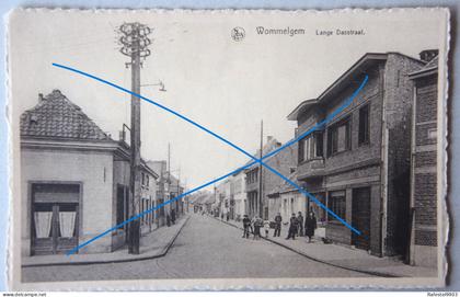 CPA WOMMELGEM Lange Dasstraat