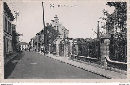 CPA AK Zele Langemuntstraat a Dendermonde Lokeren Grembergen Donk Hamme Flandern Ostflandern Flandre Belgien Belgique