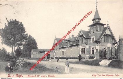 Zele-Dijk - Kasteel Mr. Eug. Burm - Uitg. Van den Abbeele - Zele