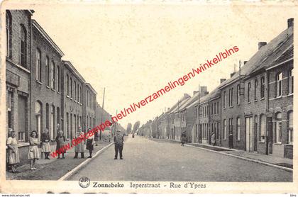 Ieperstraat - Rue d'Ypres - Zonnebeke