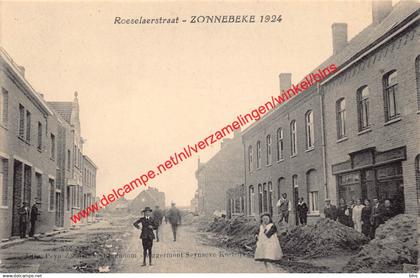 Roeselaerstraat - 1924 - Zonnebeke