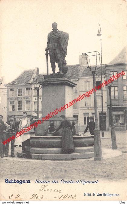 Sottegem - Statue du Comte d'Egmont - Zottegem