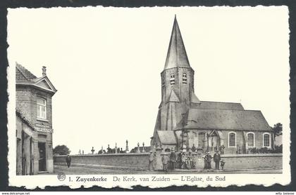 +++ CPA - ZUYENKERKE - ZUIENKERKE - De kerk van zuiden - Eglise - Carte Animée  //
