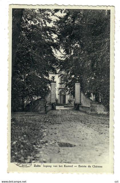 Zulte   Ingang van het Kasteel  Entrée du Château
