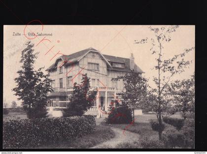 Zulte - Villa Salommé - postkaart