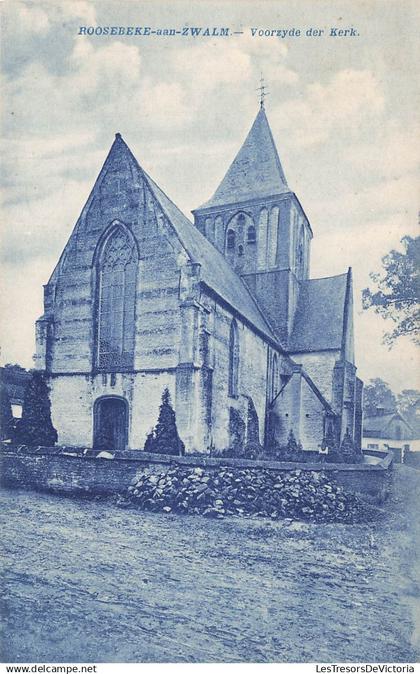 BELGIQUE - Roosebeke aan Zwalm - Voorzyde der Kerk - Eglise - Paroisse - Monument - Carte Postale Ancienne