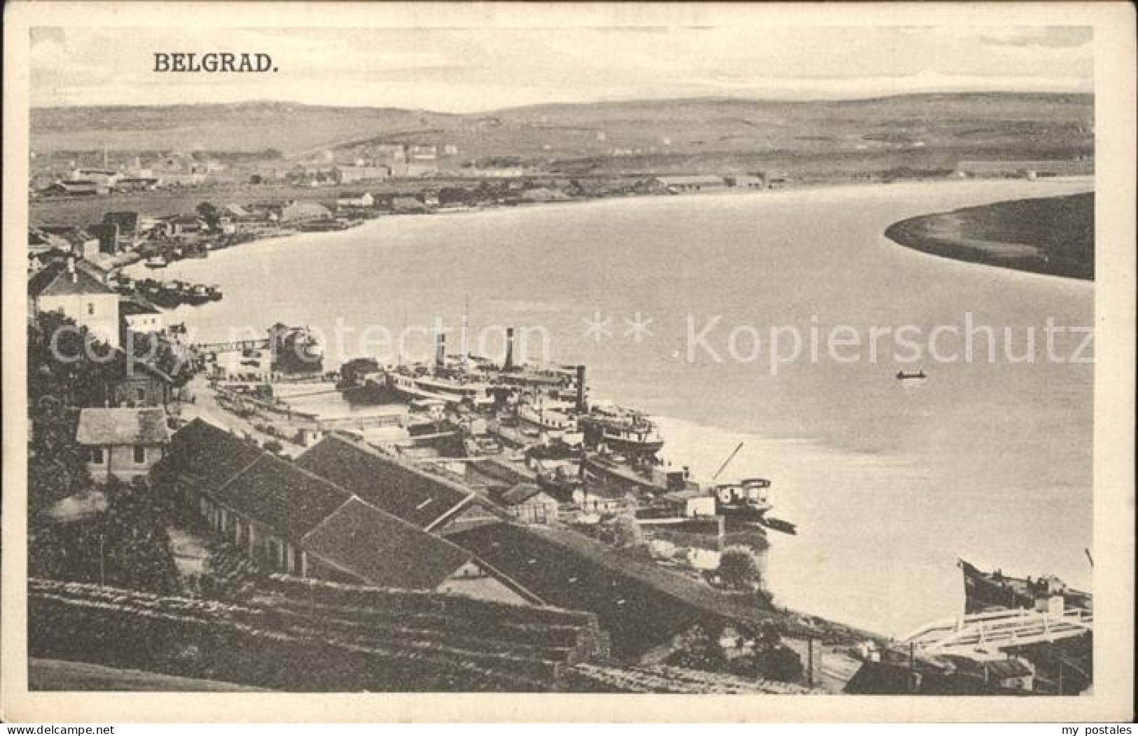 Belgrad Serbien Hafen