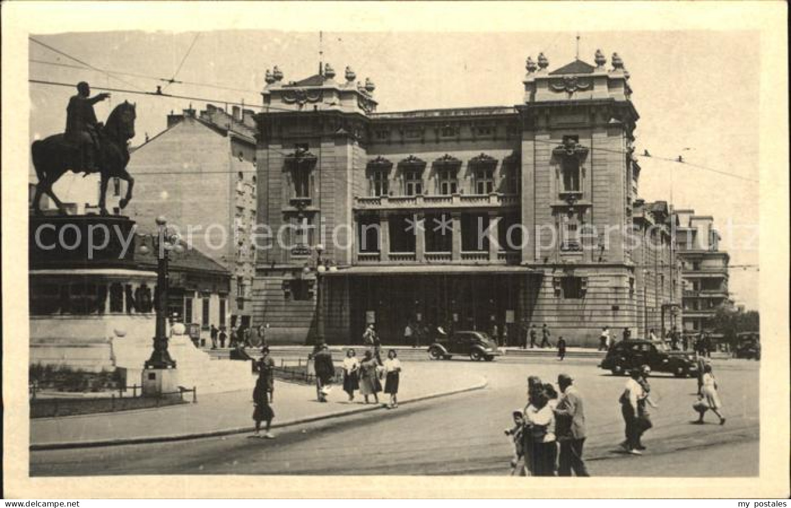 Belgrad Serbien Teilansicht Reiterdenkmal