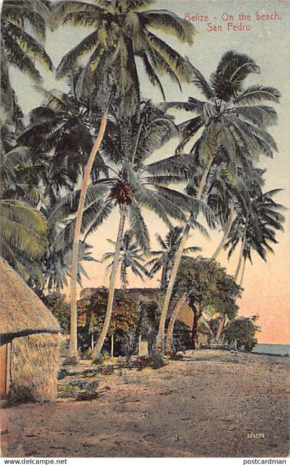 BELIZE British Honduras - SAN PEDRO - On the beach - Publ. A. E. Morlan 2979