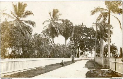 British Honduras Belize Regent Street 1917 photocard
