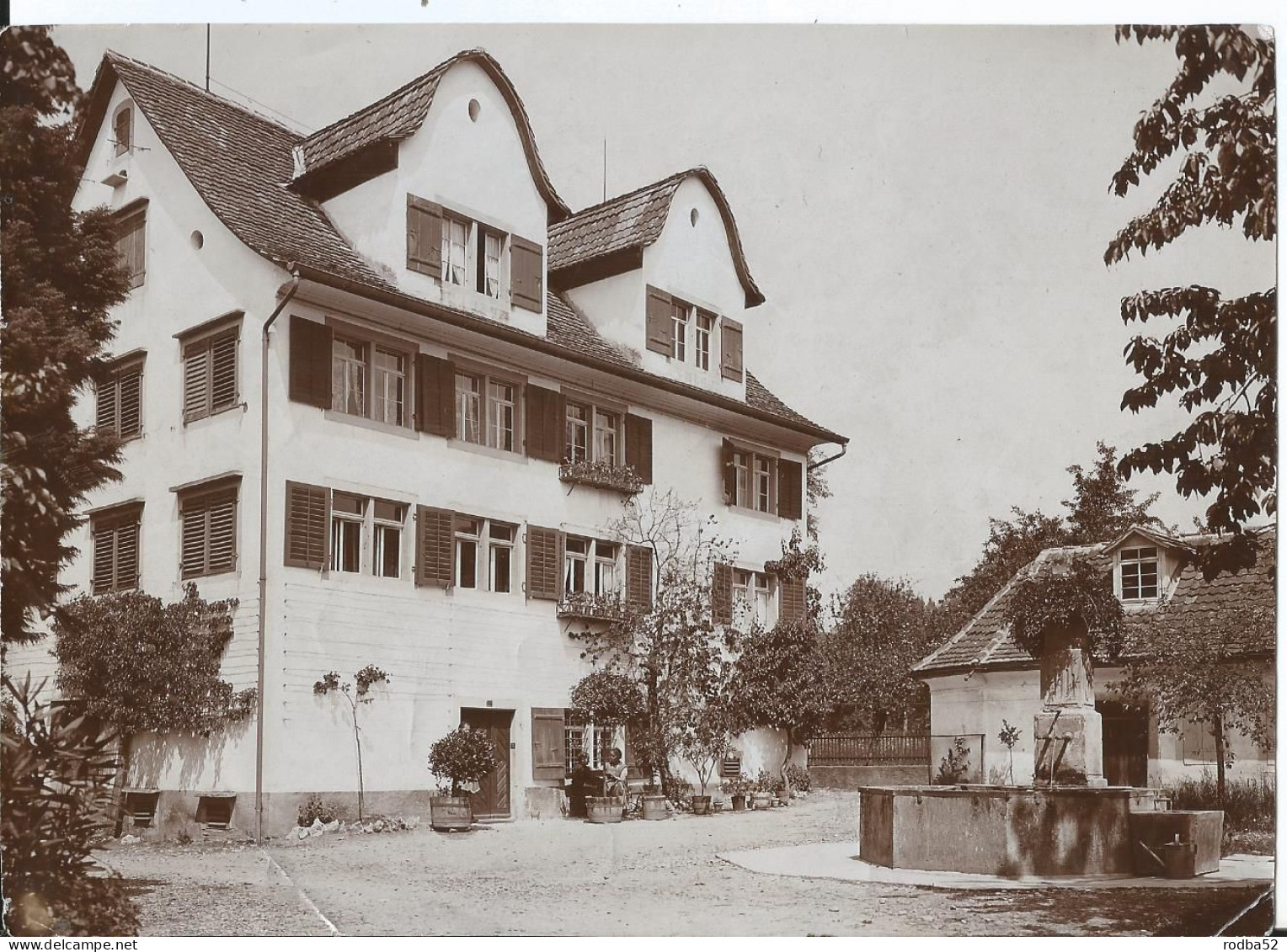 Belle photo - Maison certainement Zurich ou Stafa (Mies, Oberhaus) Hause -