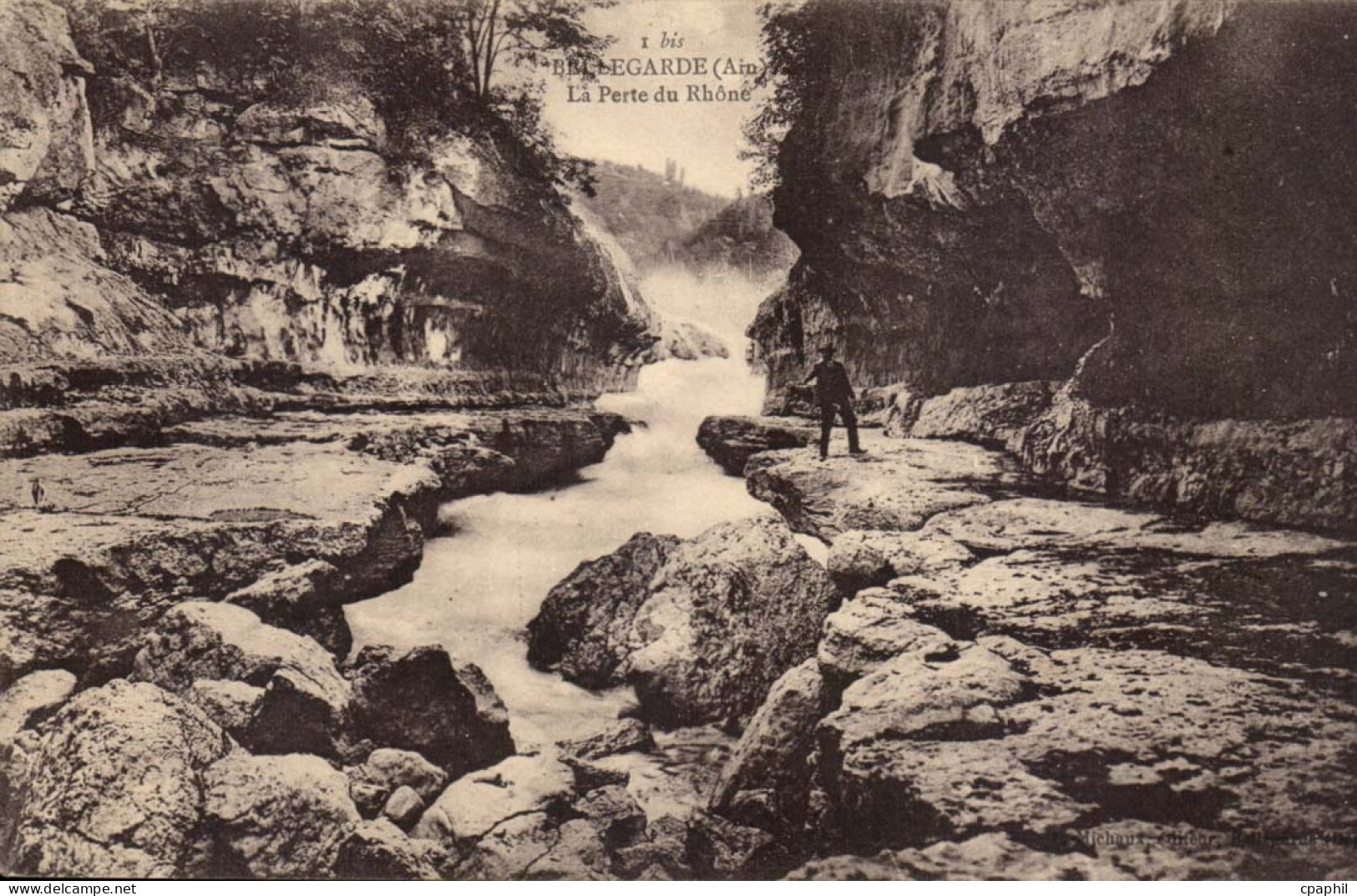 Bellegarde CPA La perte du Rhone