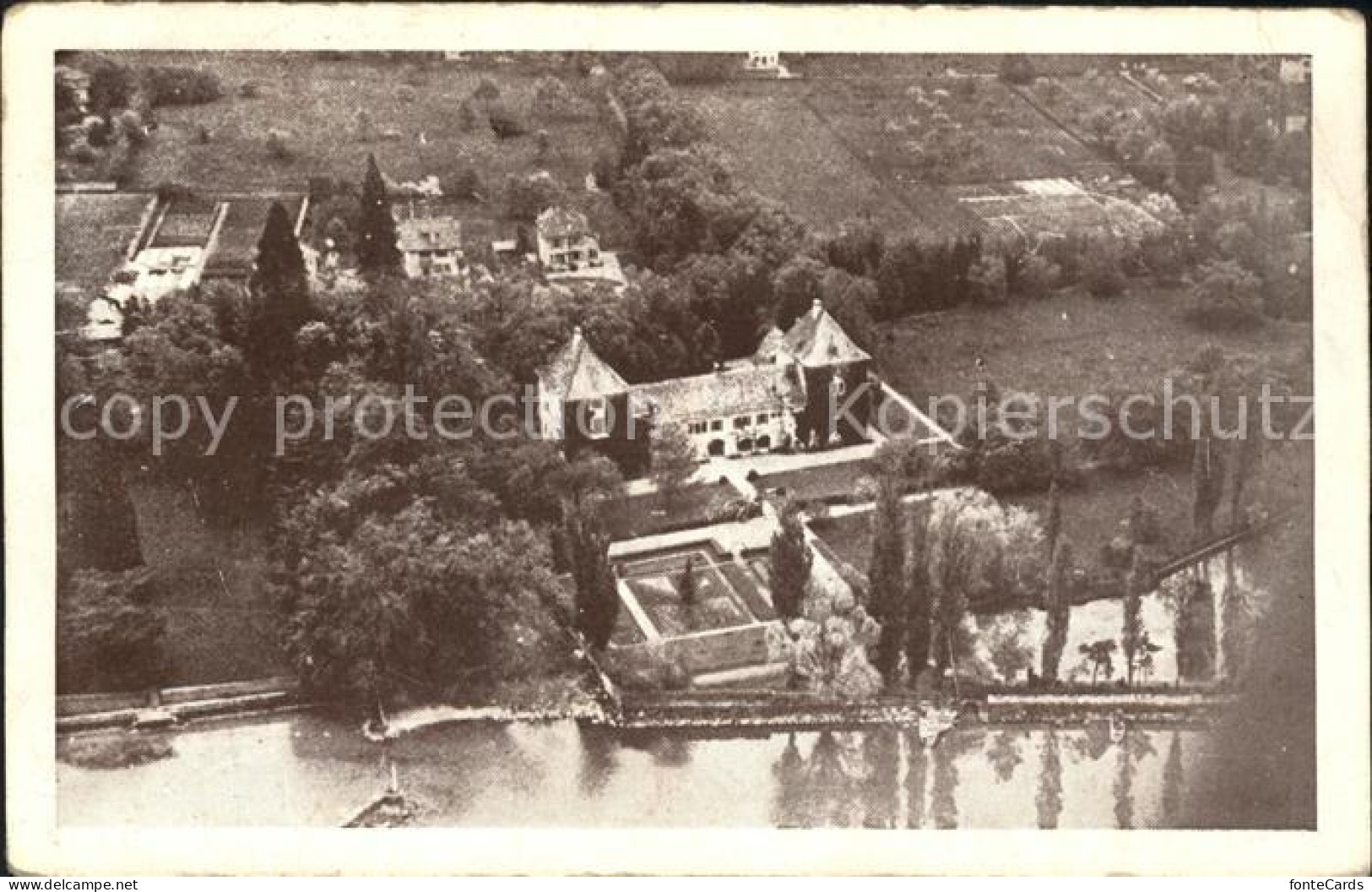 Bellerive Chateau vue aerienne