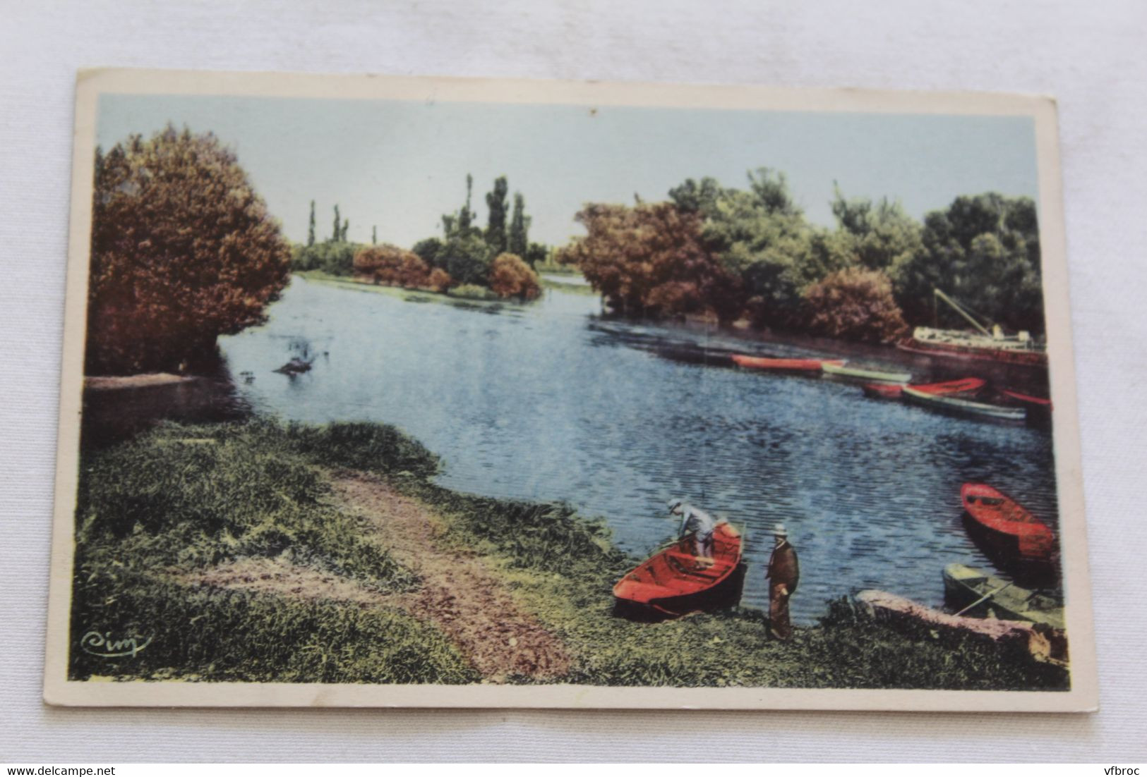 Belleville sur Saône, un joli paysage sur la Saône, Rhône 69