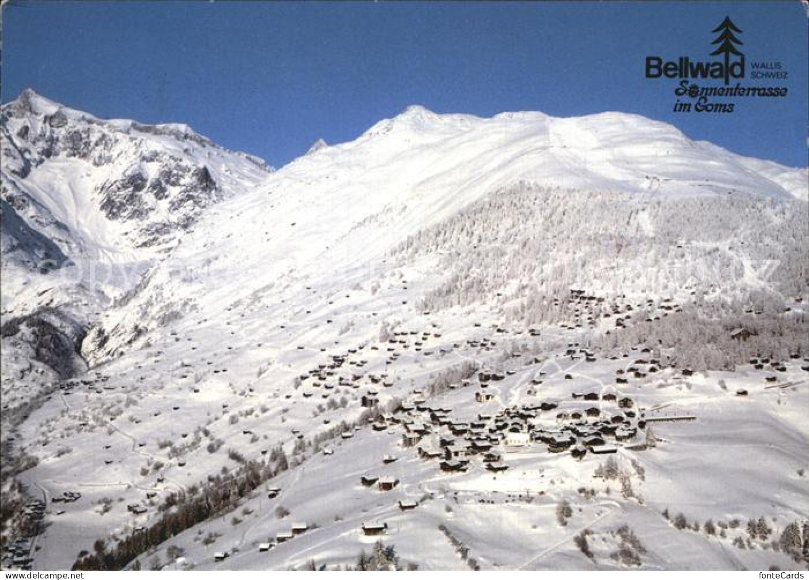 Bellwald Fliegeraufnahme