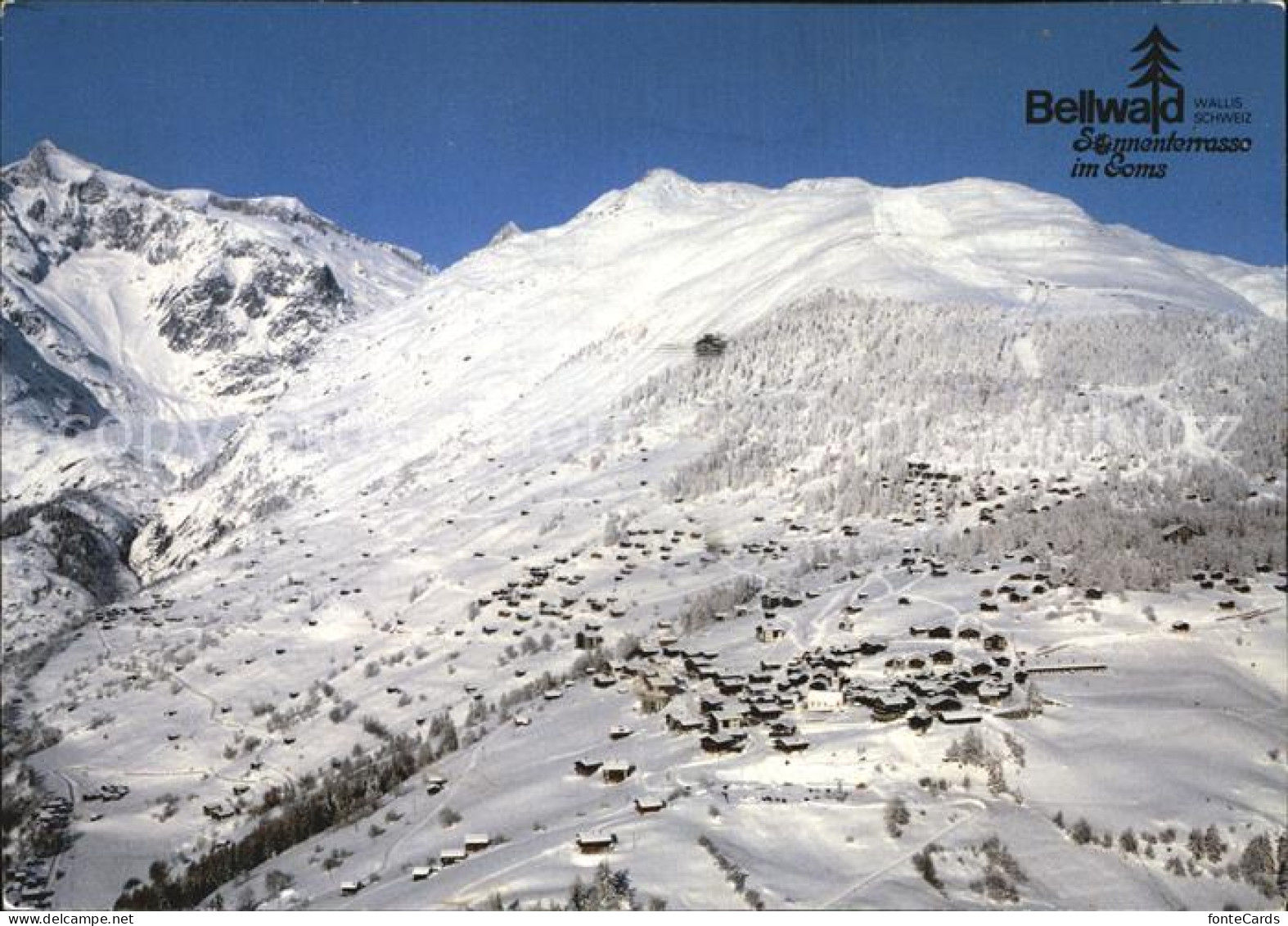 Bellwald Fliegeraufnahme