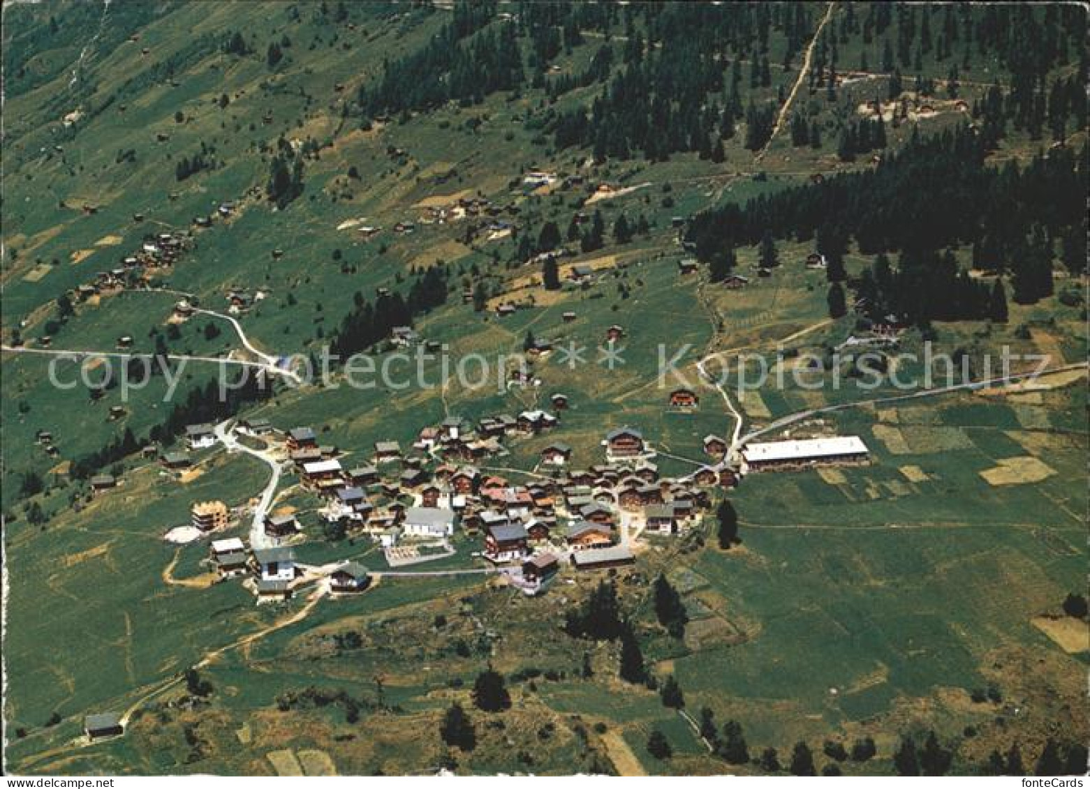 Bellwald Fliegeraufnahme