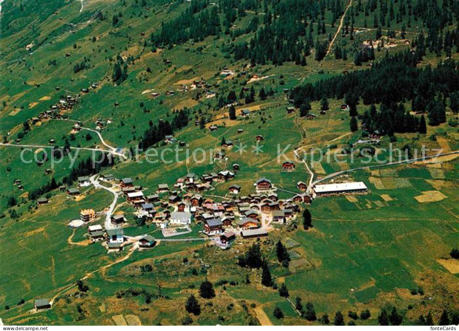 Bellwald Fliegeraufnahme