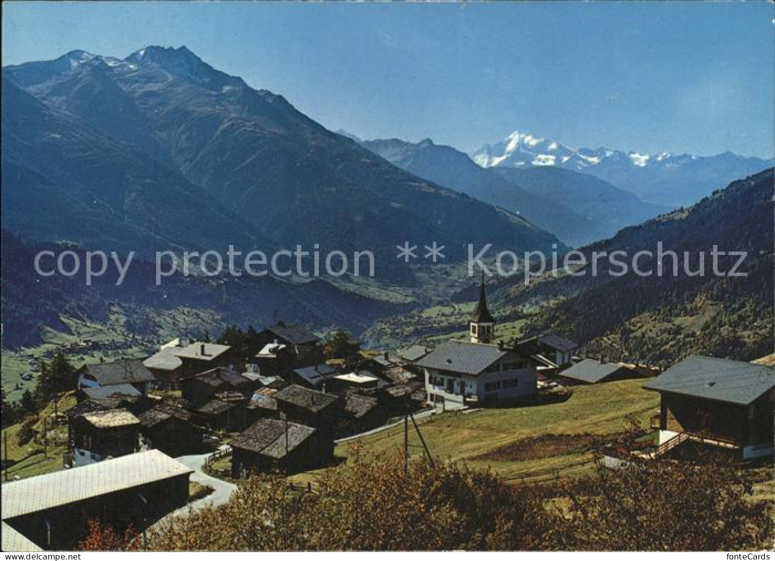 Bellwald mit Weisshorn