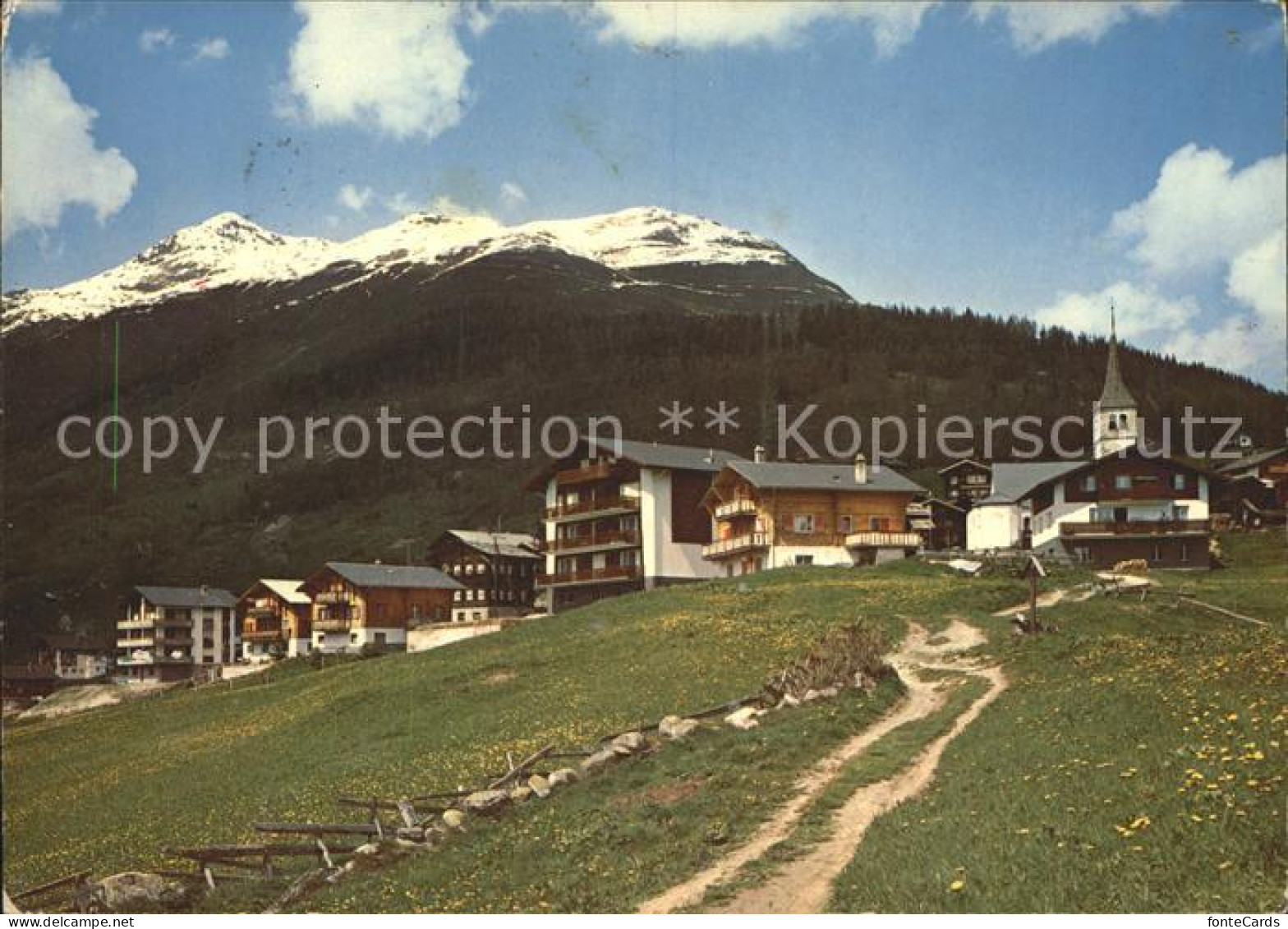 Bellwald Ortsansicht