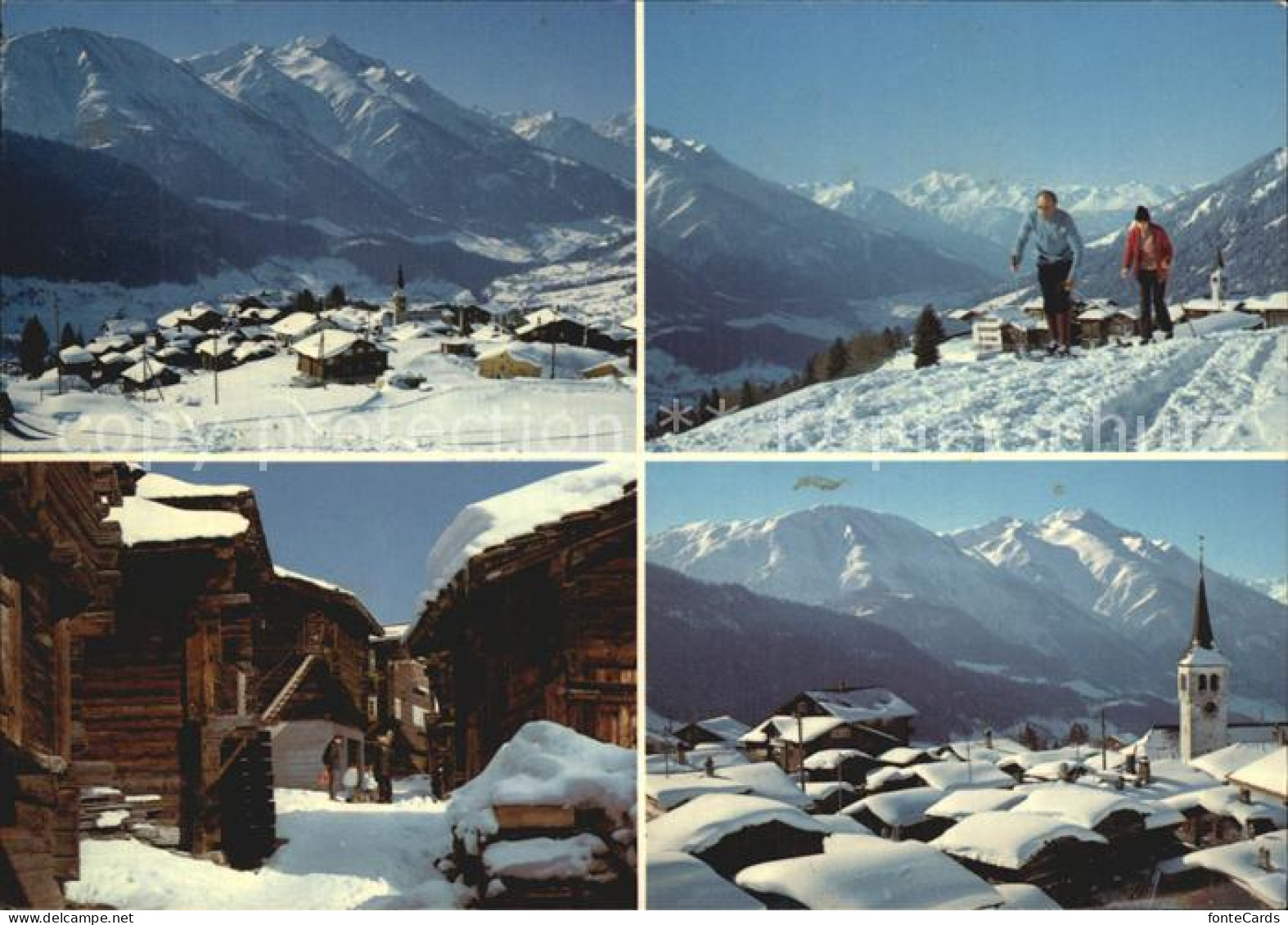 Bellwald Ortspartie Skigebiet