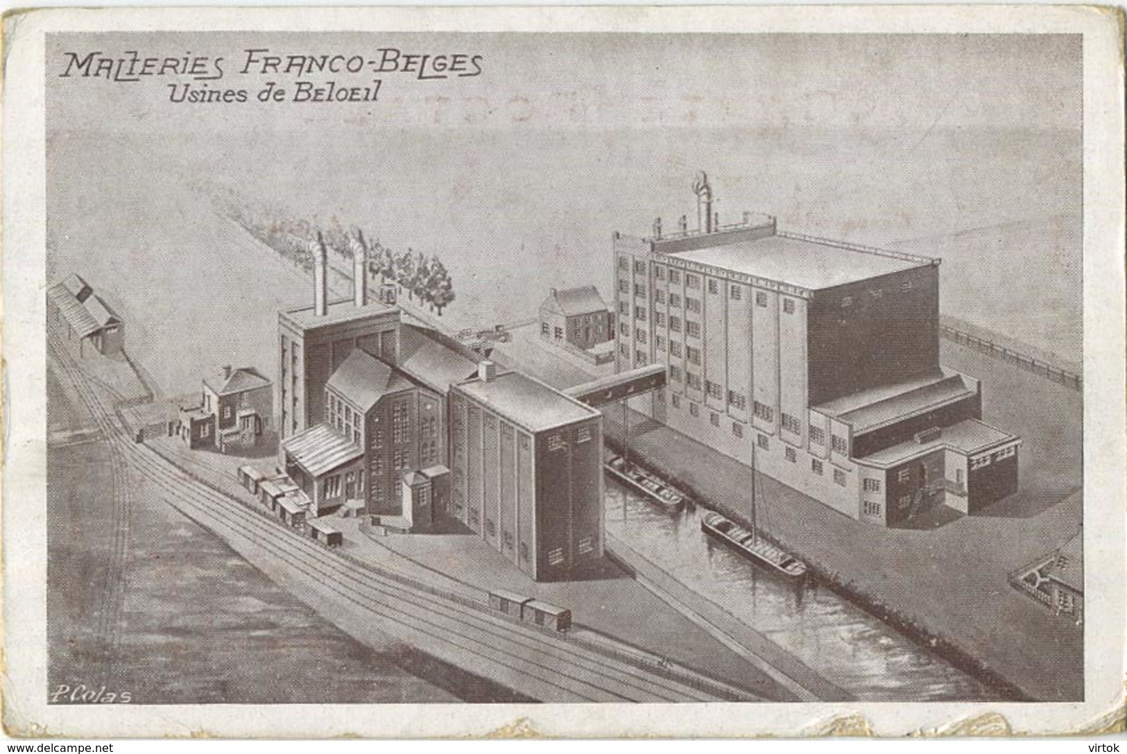 Beloeil Usines : Malteries Franco Belges : Brasserie-Brouwerij