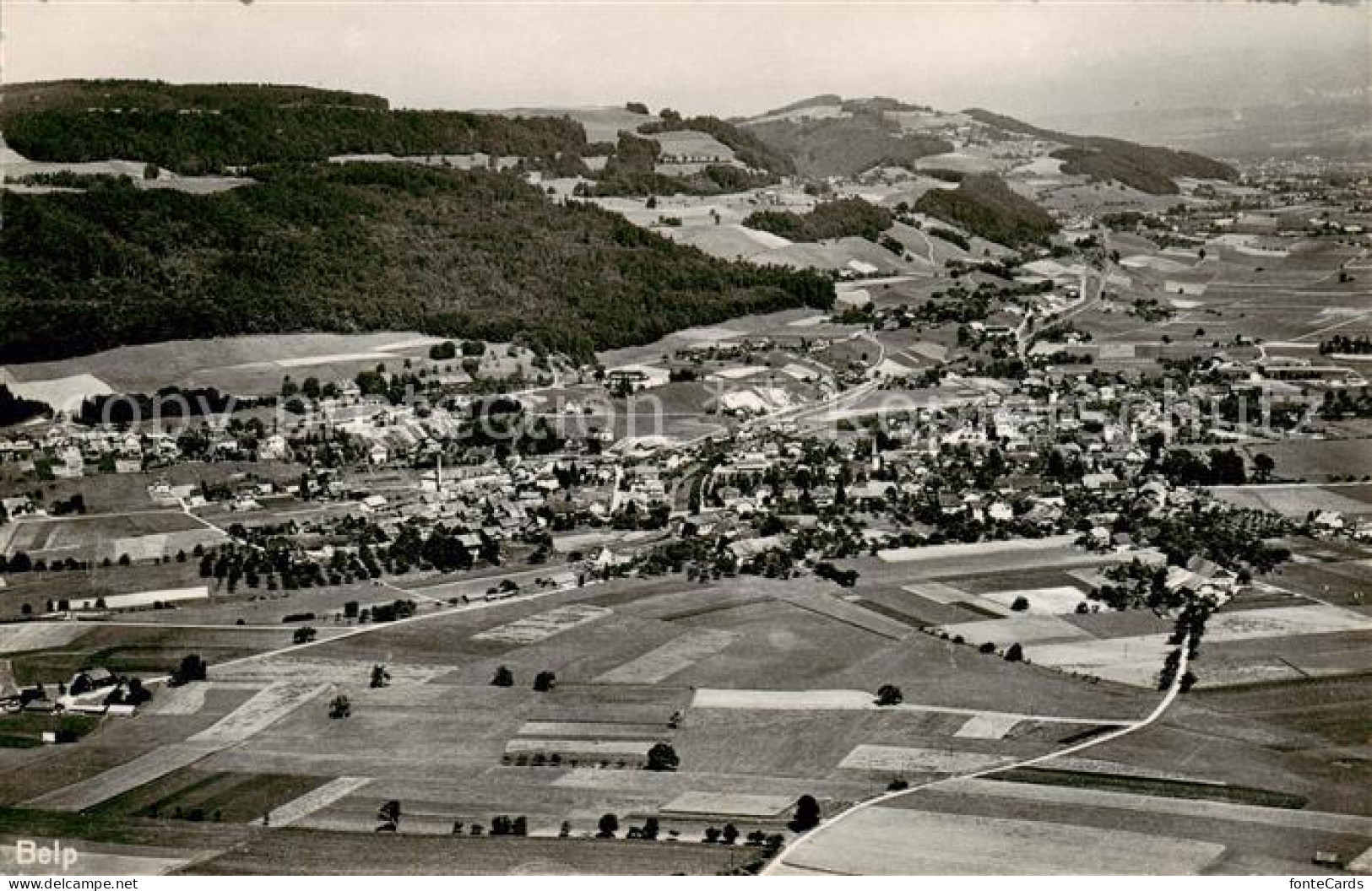 Belp BE Fliegeraufnahme