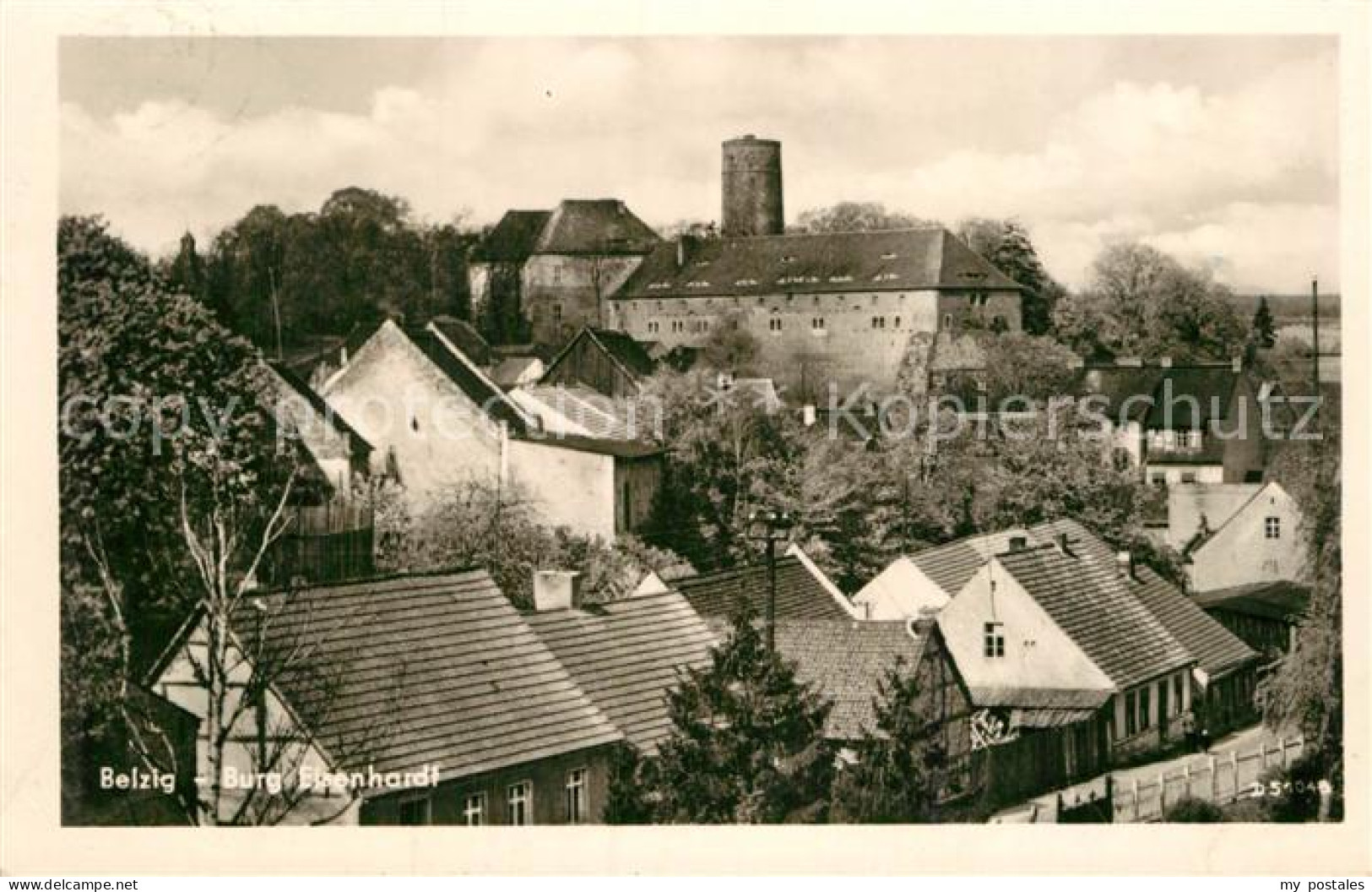 Belzig Bad Ansicht mit Burg Eisenhardt