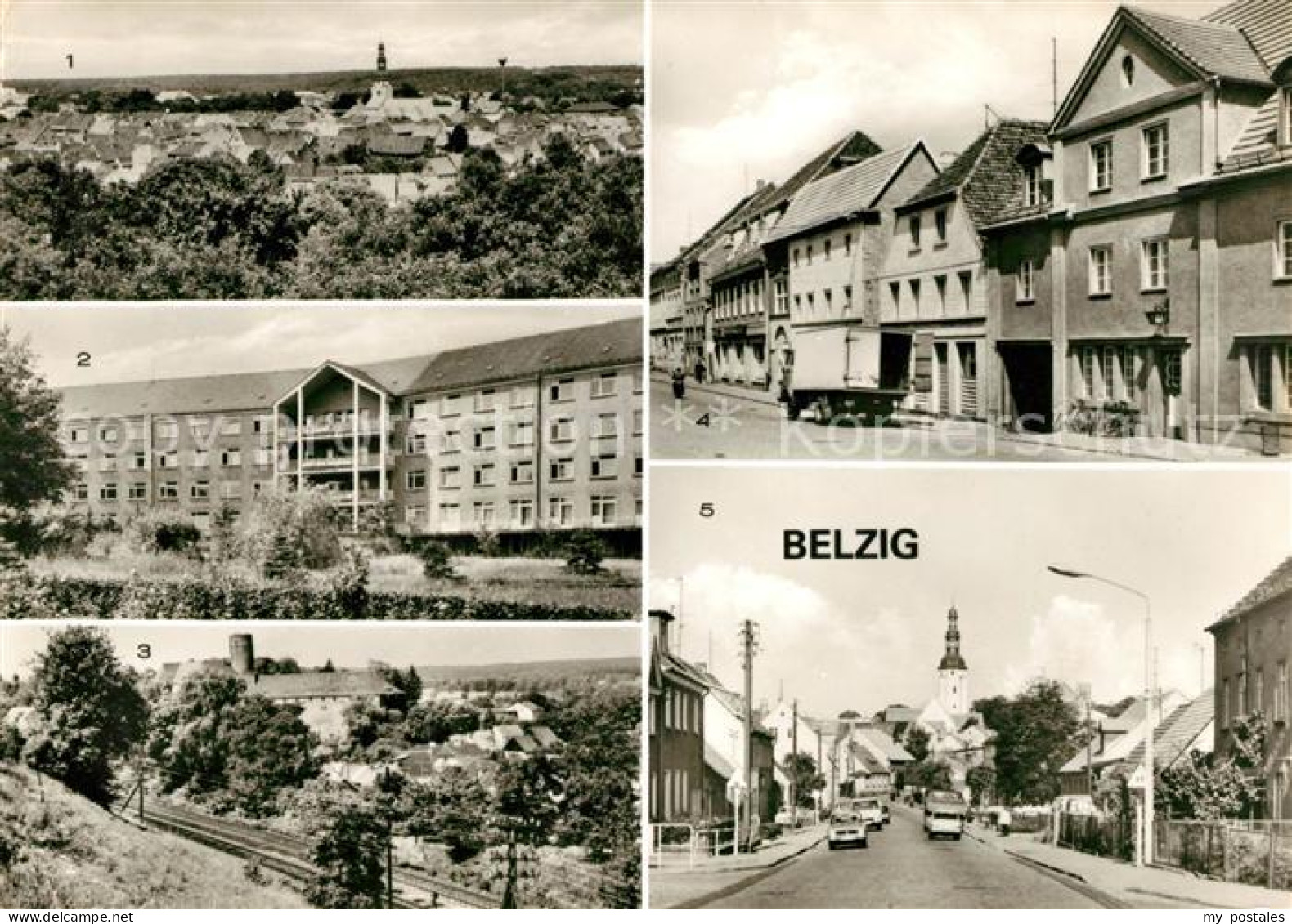 Belzig Bad Panorama Kreiskrankenhaus Burg Eisenhardt Strasse der Einheit Niemegk