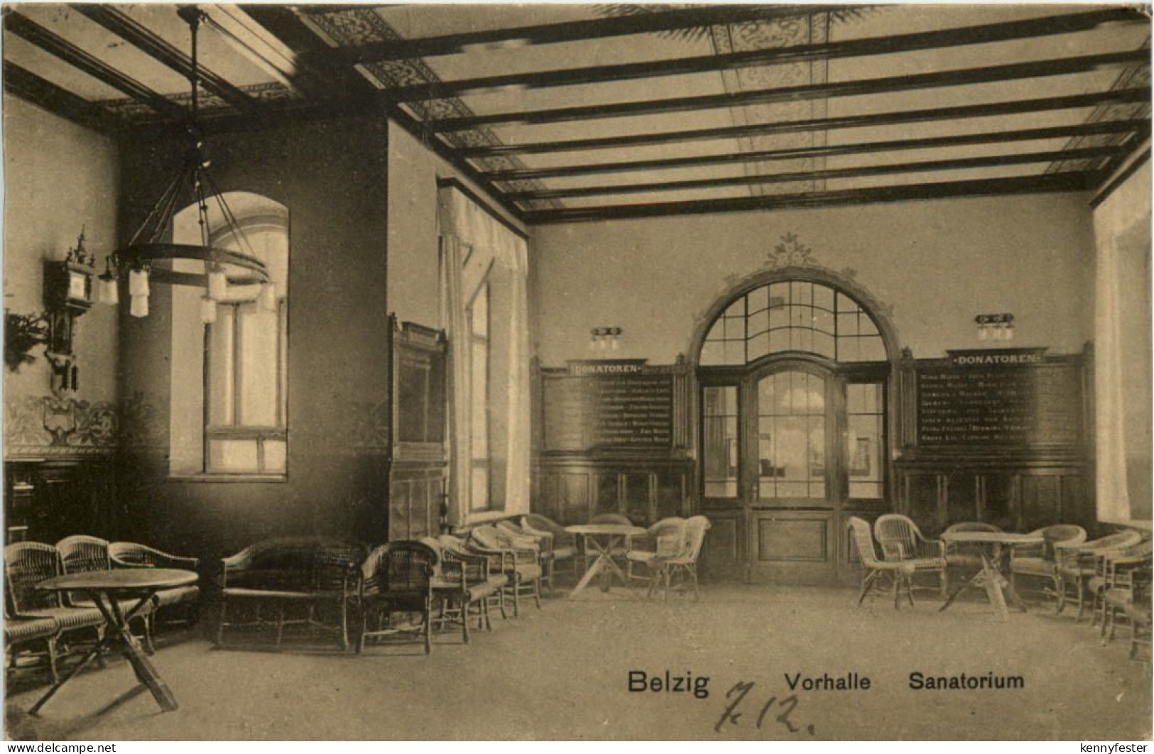 Belzig, Vorhalle Sanatorium