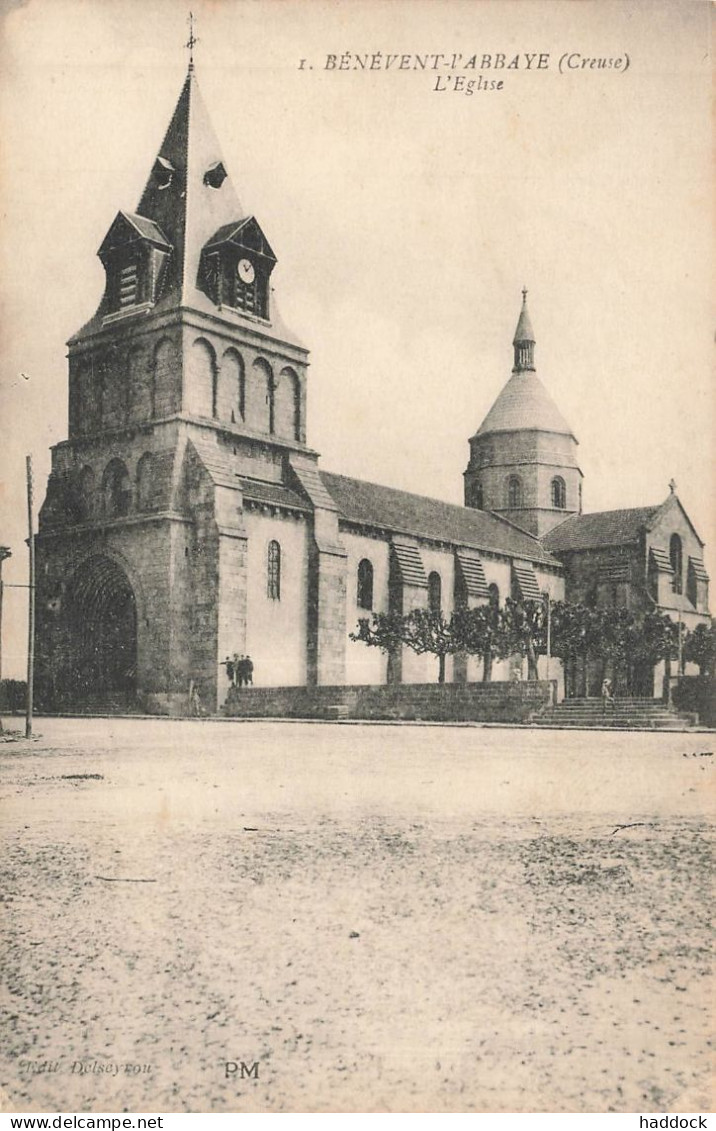BENEVENT L'ABBAYE - L'EGLISE