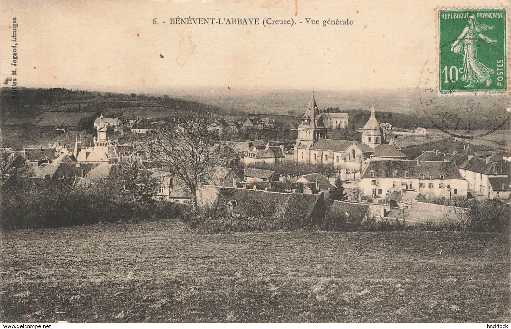 BENEVENT L'ABBAYE : VUE GENERALE