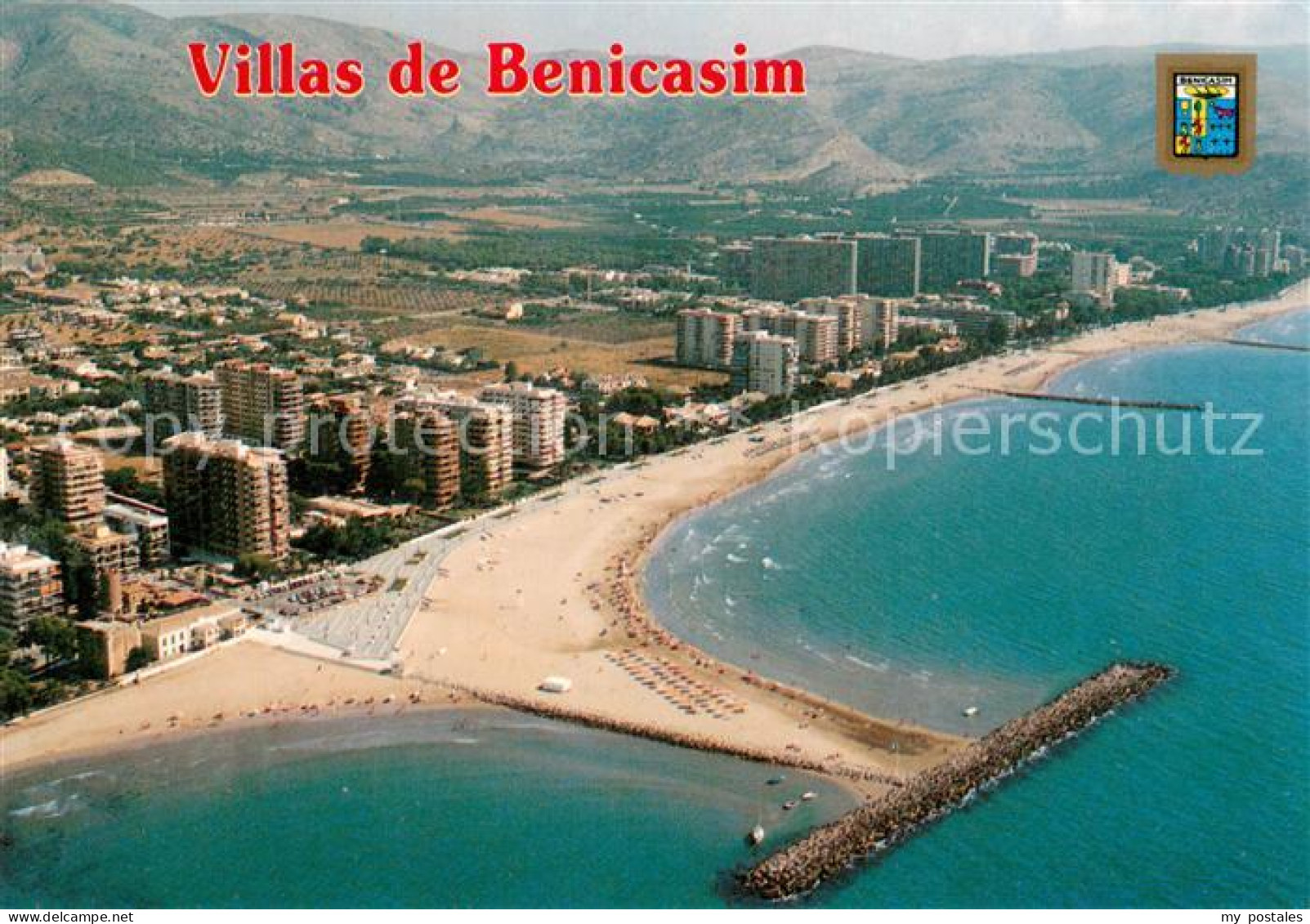 Benicasim Hoteles Villas Playa vista aérea
