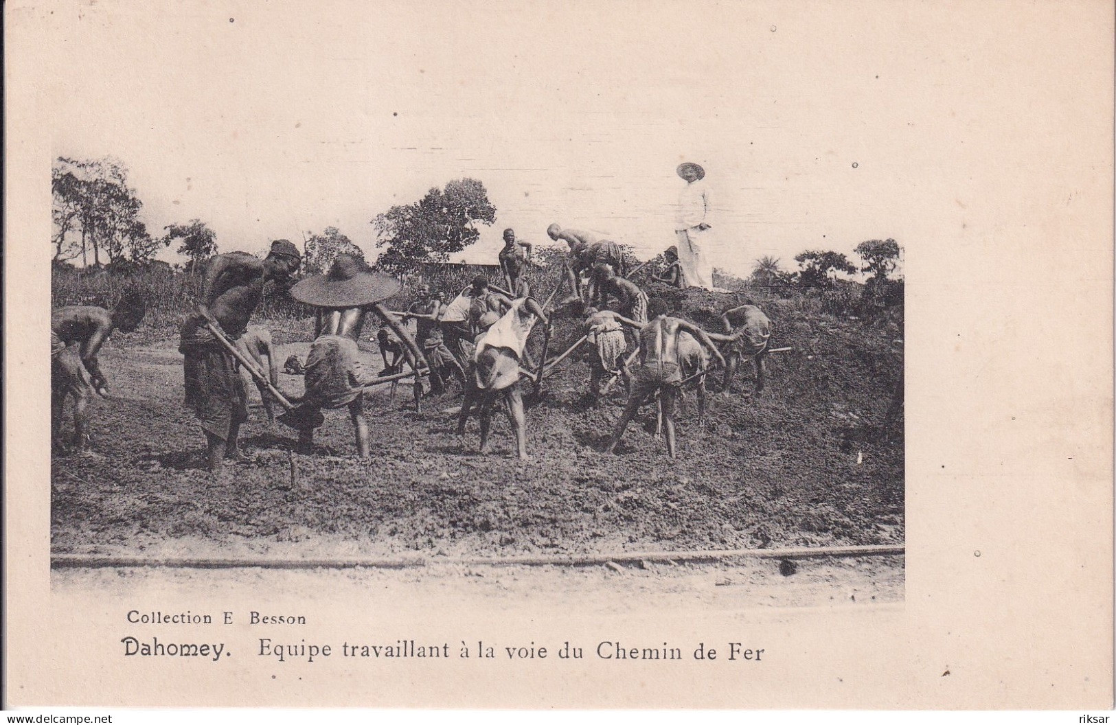 BENIN(DAHOMEY) TYPE(TRAVAUX DE CHEMIN DE FER)
