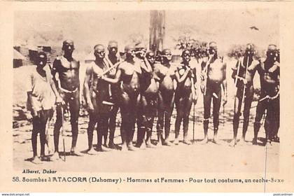 Bénin - ATACORA - Guerriers Soumbas avec leur étui pénien - Ed. Albaret 58