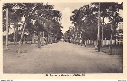 Bénin - COTONOU - Avenue de Cocotiers - Ed. Valla-Richard 46
