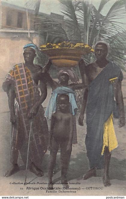 Bénin - COTONOU - Famille Dahoméenne - Ed. Dantan 22