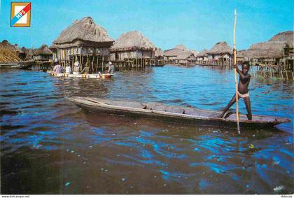 Bénin - Ganvie - Village lacustre - CPM - Voir Scans Recto-Verso