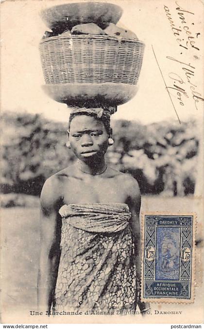 Bénin - ZAGNANDO - Une marchande d'Akassa - Ed. inconnu