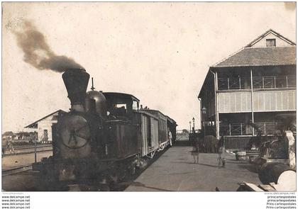 CPA Benin Cotonou carte photo la gare