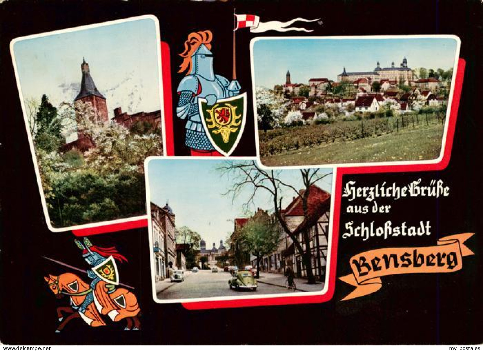 Bensberg Bergisch-Gladbach Teilansichten Schloss Innenstadt
